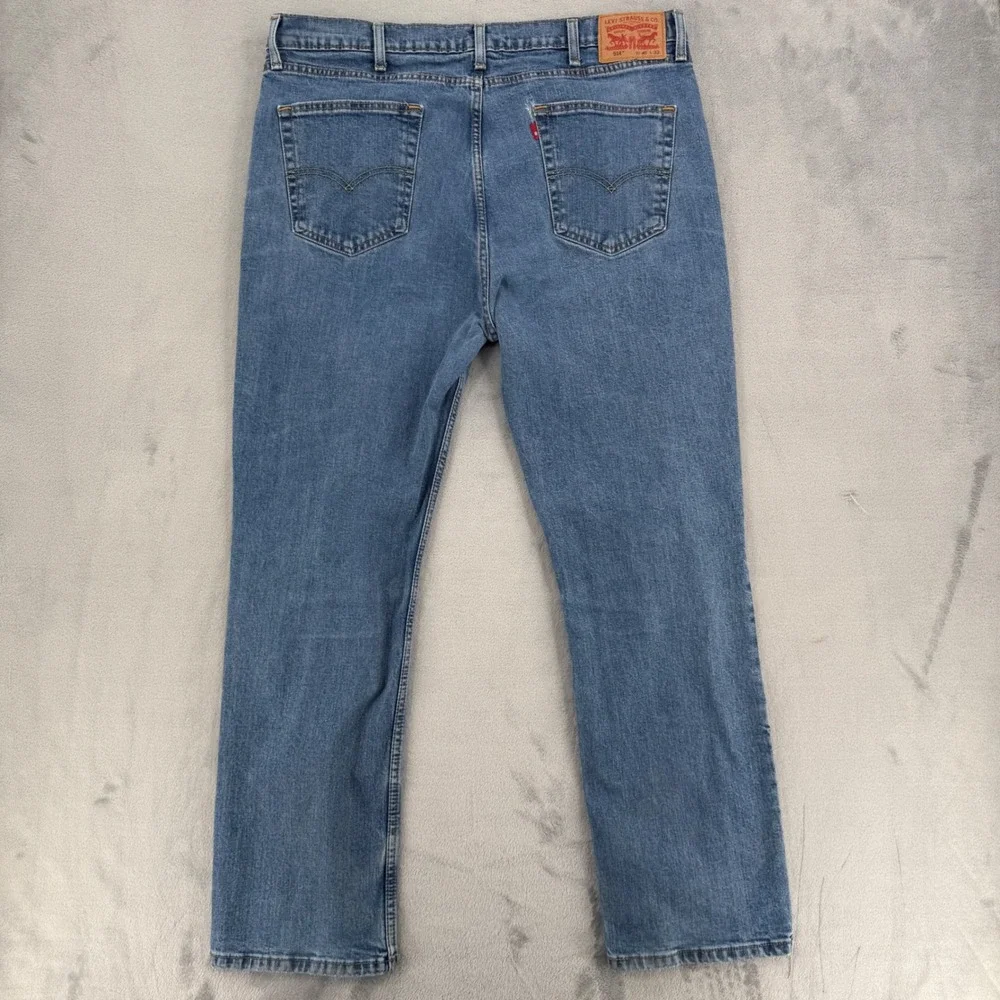 Levi Strauss 514 Straight Fit Jeans Mens 40x32 Blue Denim Stretch Pants